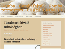 Tablet Screenshot of champignon.hu